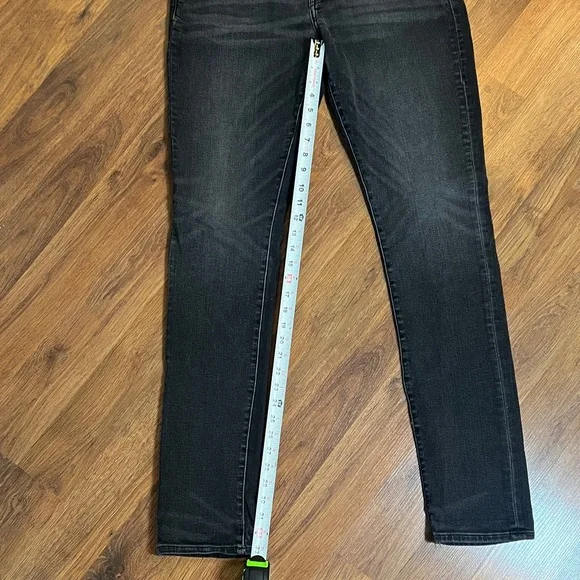 American Eagle Outfitters Men's Dark Gray/Black Skinny Jeans - Picture 5 of 10